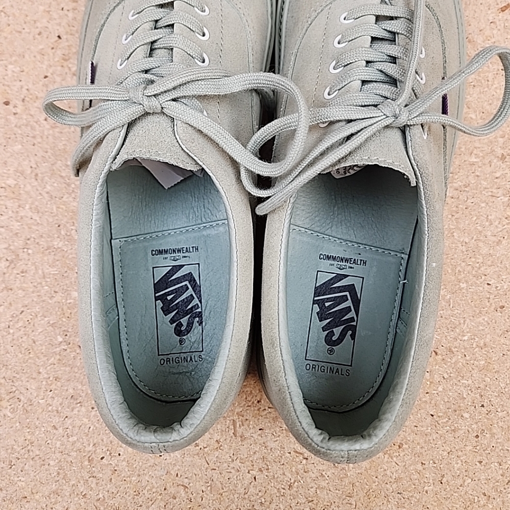 Vans Vault x Commonwealth OG Era LX Green SZ 9 US MENS VGC - Picture 9 of 11